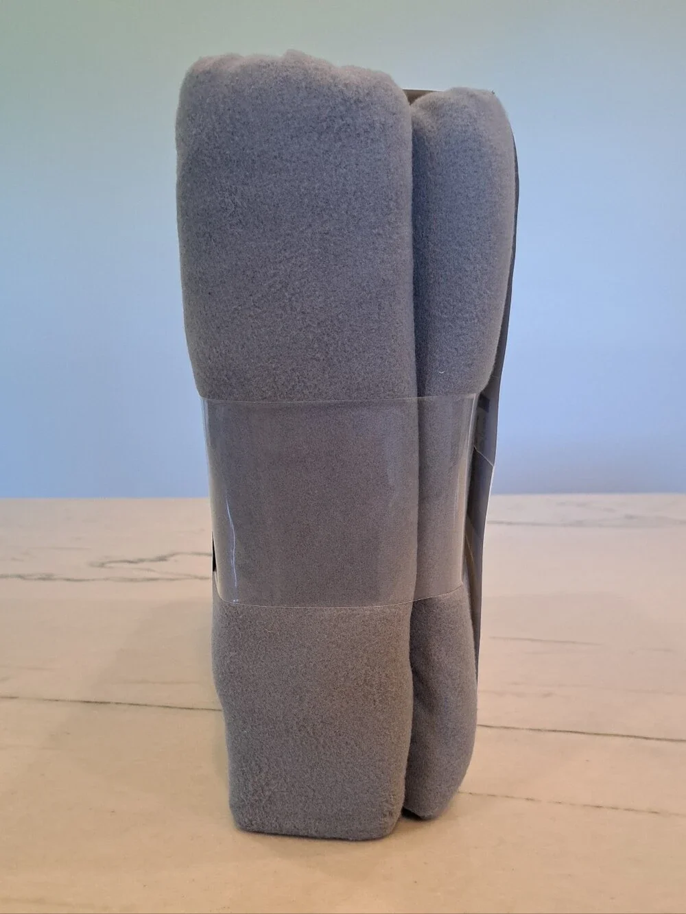 NWT Mainstays Gray Plush Couch Sofa Slipcover Fits Sizes 74 - 96 Inches